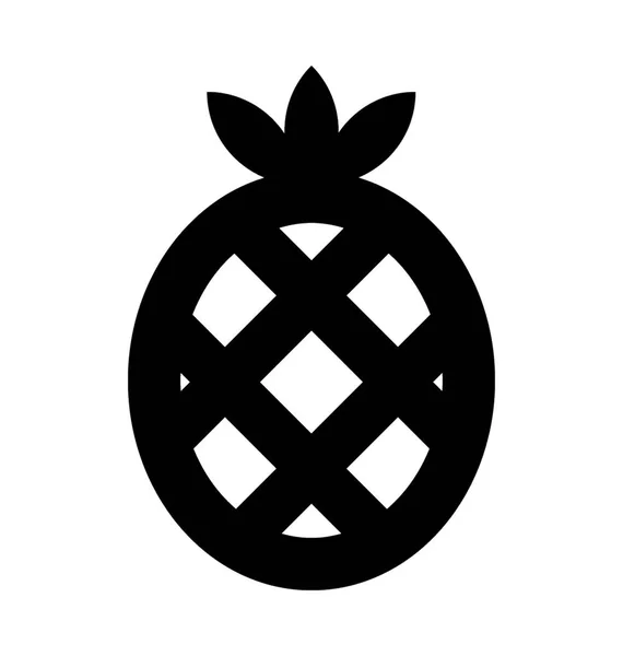 Pineapple Vector Icon — Stock Vector