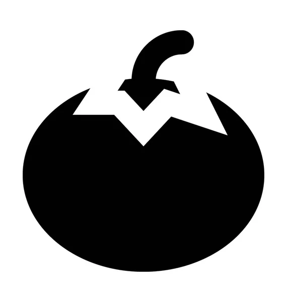 Icono de vector de tomate — Vector de stock