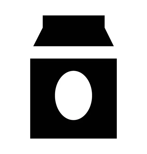 Milchcontainer-Vektor-Symbol — Stockvektor