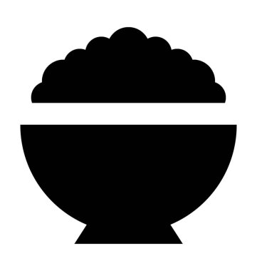  Gıda kase vektör simgesi