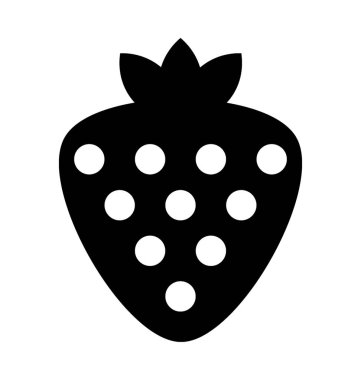  Çilek vektör simgesi