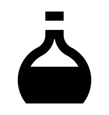  şarap şişesi vektör simgesi