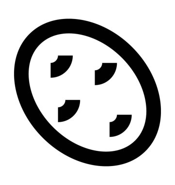 Erişte vektör simge yiyecek ve içecek satırı vektör simgesi.