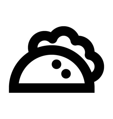 Apple vektör simge yiyecek ve içecek satırı vektör simgesi.