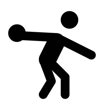  Bowling oyuncusu vektör simgesi