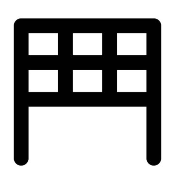  Voleybol net vektör simgesi