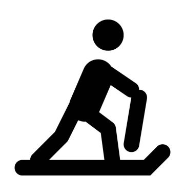  Su sörf vektör simgesi