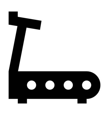  Koşu bandı vektör simgesi