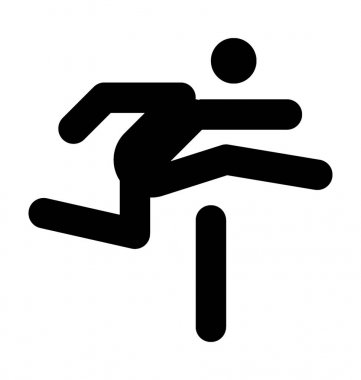  Atlet vektör simgesi