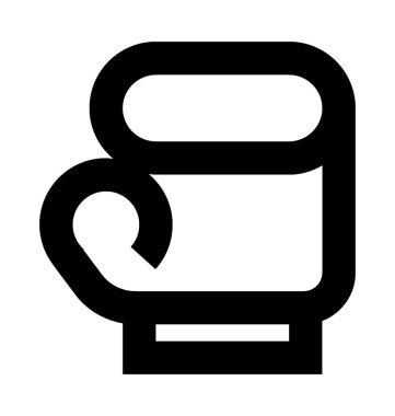  Boks eldiveni vektör simgesi