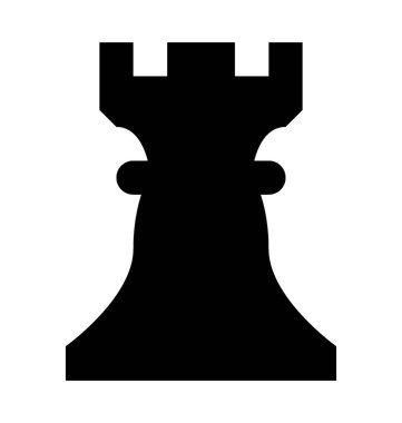  Chess Tower Vector Icon clipart