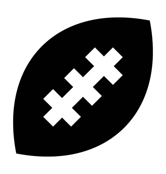 Rugby Vector Icono — Vector de stock