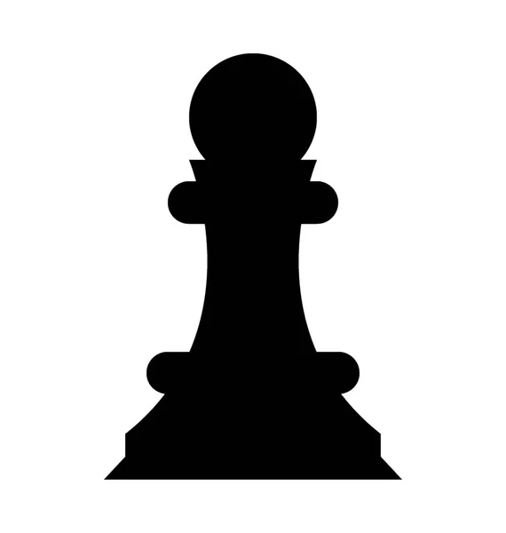 Ícone de vetor de peão de xadrez — Vetor de Stock