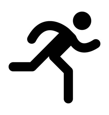  Runner vektör simgesi