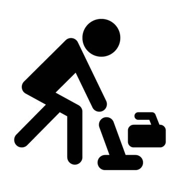  Golfçü vektör simgesi