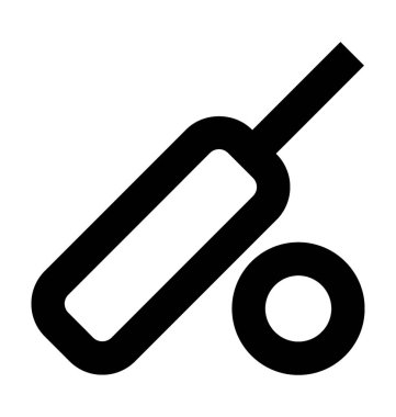  Kriket vektör simgesi