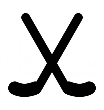  buz hokeyi vektör simgesi