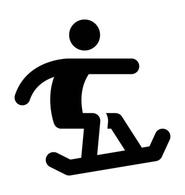  Buz pateni vektör simgesi