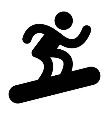  Buz pateni vektör simgesi