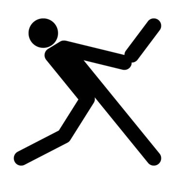  Topa vuran oyuncu vektör simgesi