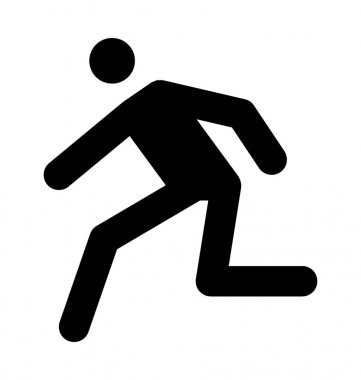  Atlet vektör simgesi