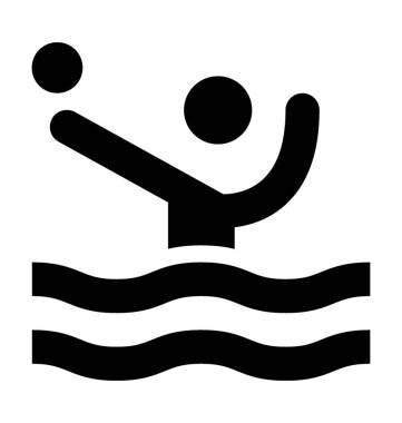  Su topu vektör simgesi