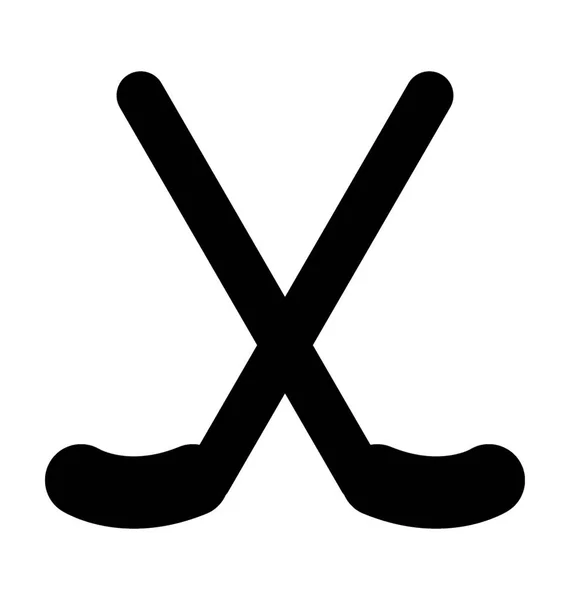 Hielo Hockey vector icono — Vector de stock