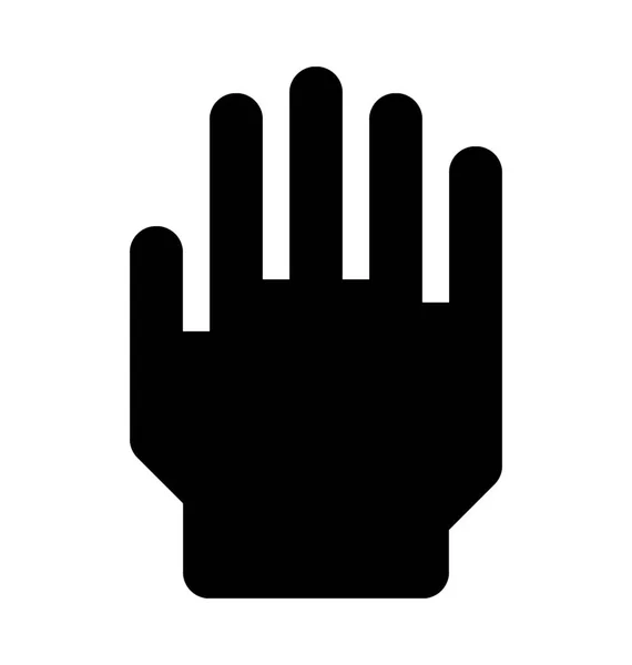 Handschuhvektorsymbol — Stockvektor