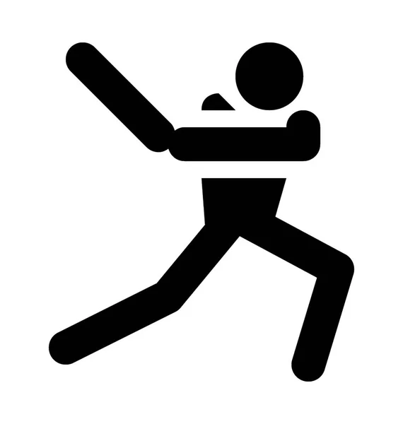 Batsman wektor ikona — Wektor stockowy