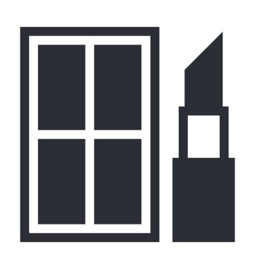 Saç kremi vektör simge moda ve güzellik satırı vektör simgesi.