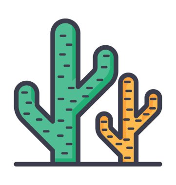 Aqua vektör simge doğa, park, bitki, ağaç hattını vektör simgesi.