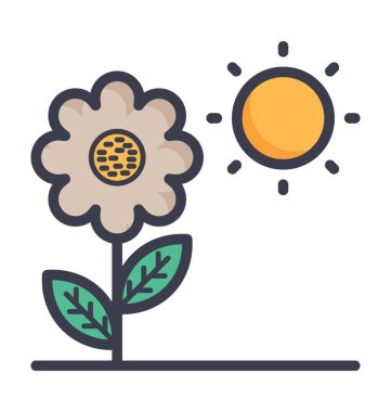 Aqua vektör simge doğa, park, bitki, ağaç hattını vektör simgesi.