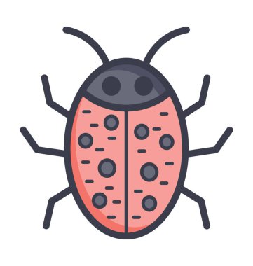 Aqua vektör simge doğa, park, bitki, ağaç hattını vektör simgesi.