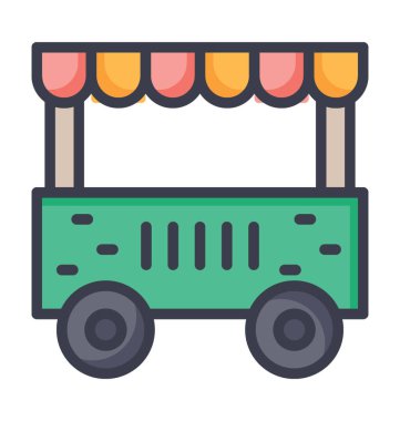 Orman vektör simge doğa, park, bitki, ağaç satırı vektör simgesi.