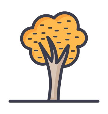 Kamp çadır vektör simge doğa, park, bitki, ağaç satırı vektör simgesi.