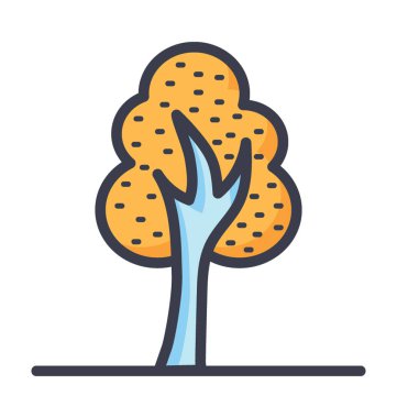 Kamp çadır vektör simge doğa, park, bitki, ağaç satırı vektör simgesi.