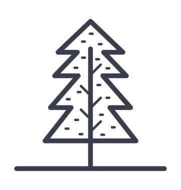 Yonca vektör simge doğa, park, bitki, ağaç satırı vektör simgesi.