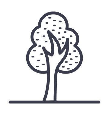  Kamp çadır vektör simge doğa, park, bitki, ağaç hattını vektör simgesi.