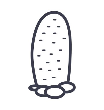  Kamp çadır vektör simge doğa, park, bitki, ağaç hattını vektör simgesi.