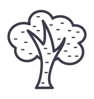 Yangın alev vektör simge doğa, park, bitki, ağaç satırı vektör simgesi.