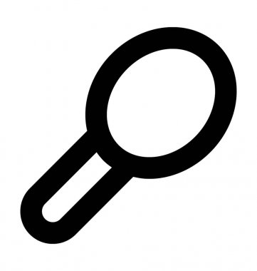 Kompakt toz vektör simge güzellik ve Spa satırı vektör simgesi.