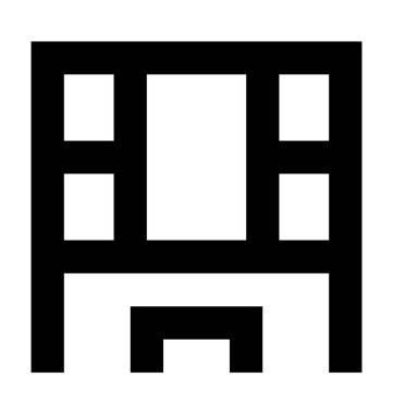 Kompakt toz vektör simge güzellik ve Spa satırı vektör simgesi.