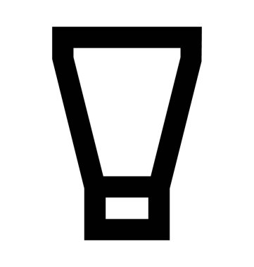 Kompakt toz vektör simge güzellik ve Spa satırı vektör simgesi.