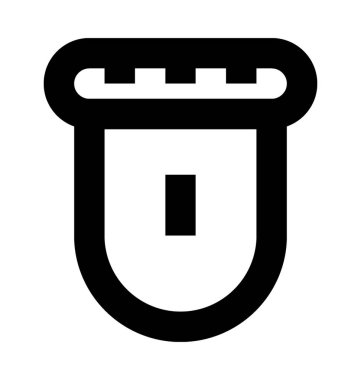 Sakal düzeltici vektör simge güzellik ve Spa satırı vektör simgesi.