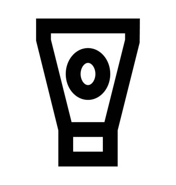 Kase vektör simge güzellik Spa satırı vektör simgesi renklendirme.