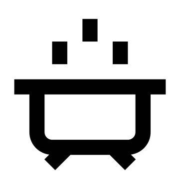  Salon sandalye vektör simge güzellik ve Spa satırı vektör simgesi.