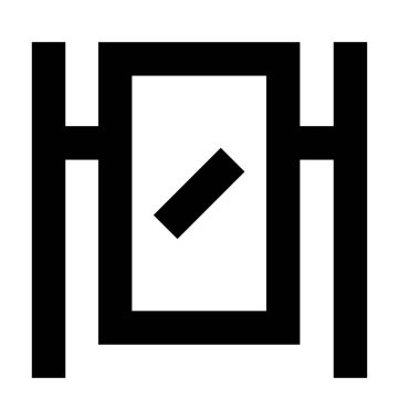 Vanity ayna vektör simge güzellik ve Spa satırı vektör simgesi.