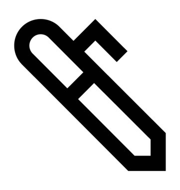 Pil vektör simge iş ve office satırı vektör simgesi.