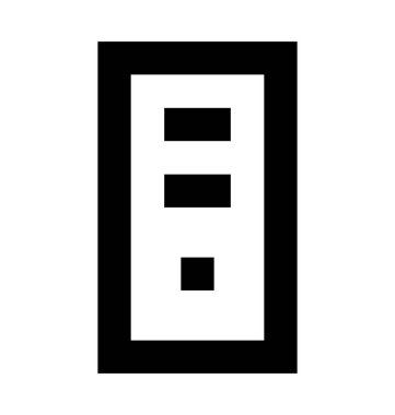 Belge vektör simge iş ve office satırı vektör simgesi.