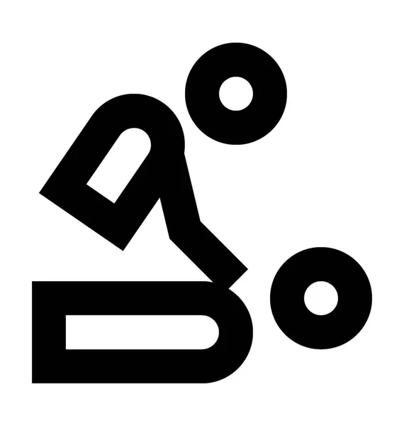Иконка Вектора Чаши Тонирования Икона Красоты Spa Линия Вектор Значок — стоковый вектор